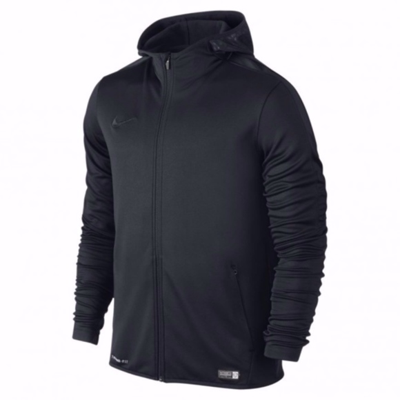 Nike Other - Nike | Black Graphic Knit Soccer Full Zip Hoodie L